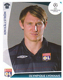 Kim Kallstrom Olympique Lyonnais samolepka UEFA Champions League 2009/10 #300